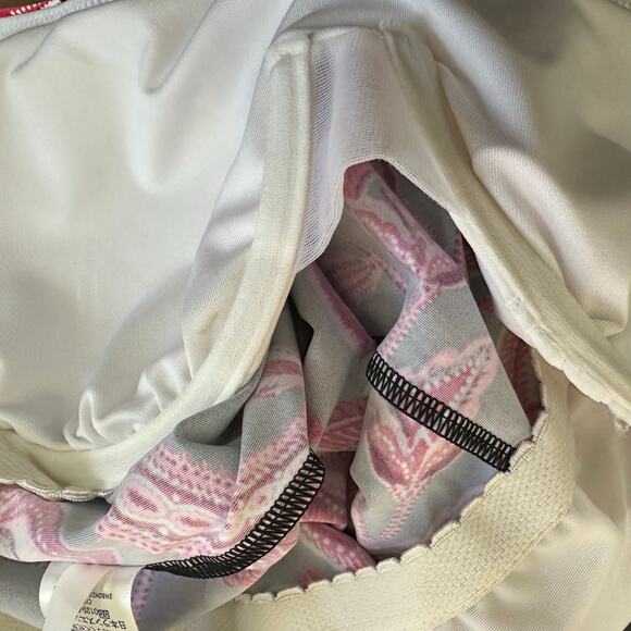 Lands End Womens‎ Swim Tankini Top 12L Nautical Vacation Resort Paisley Floral - Picture 5 of 5